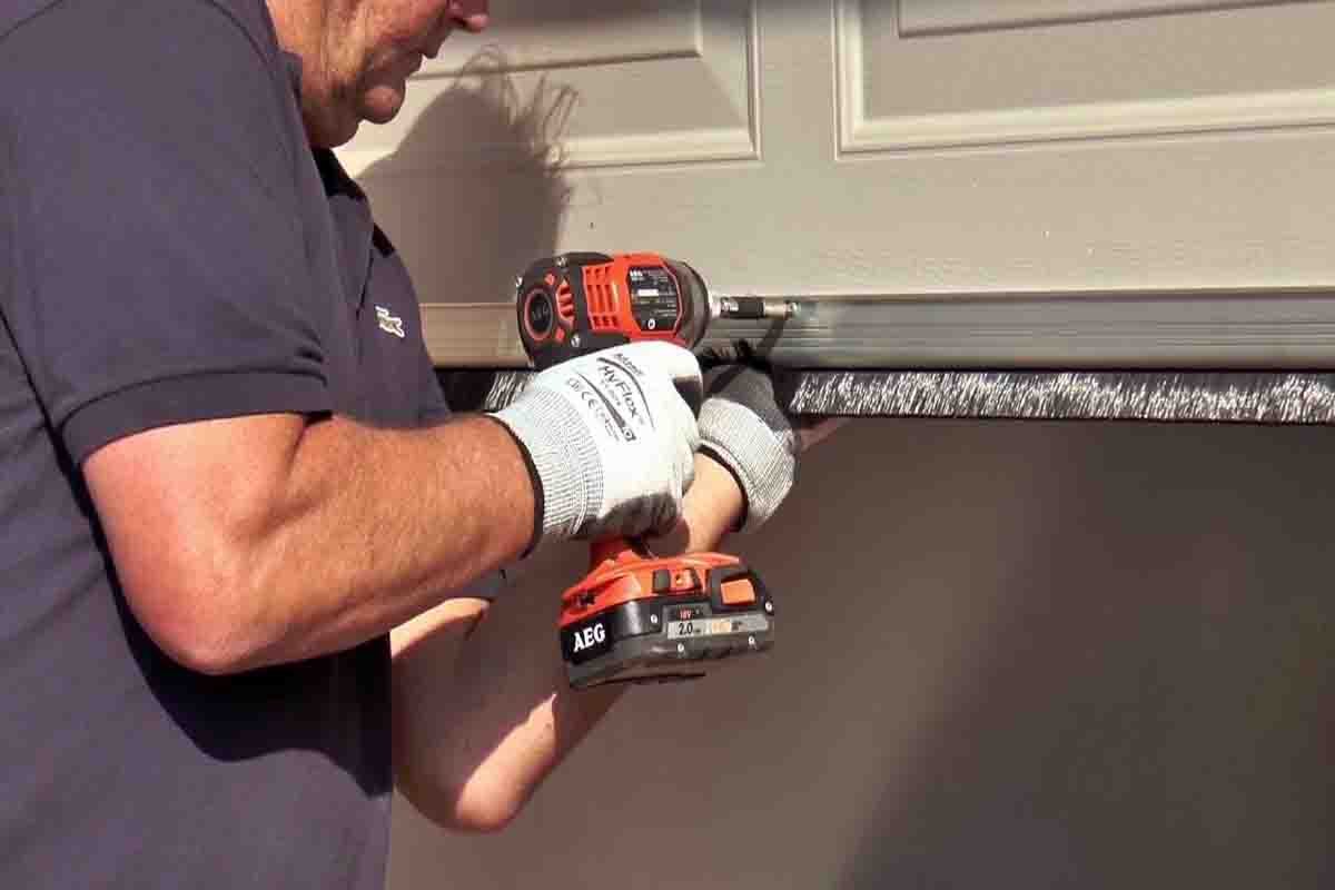 Garage door seal replacement service in Pearland