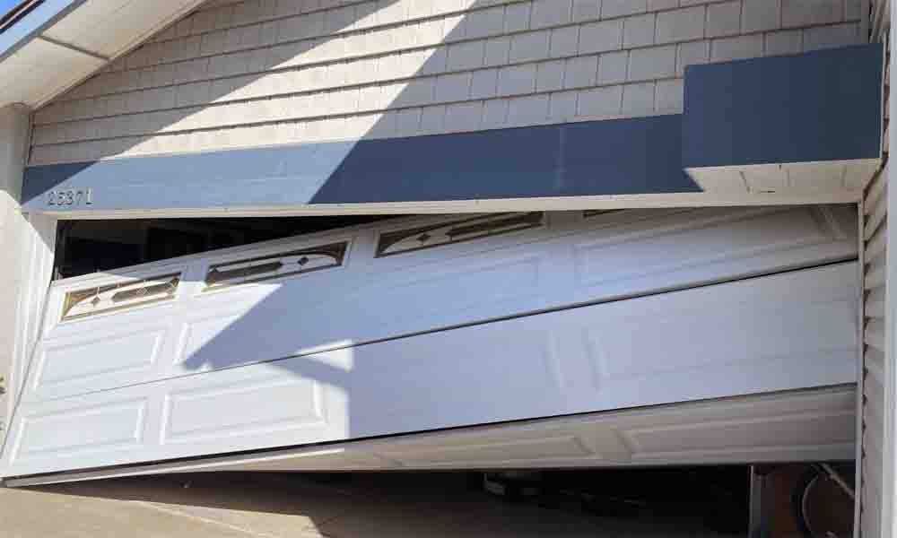 residential liftmaster garage door track repair service