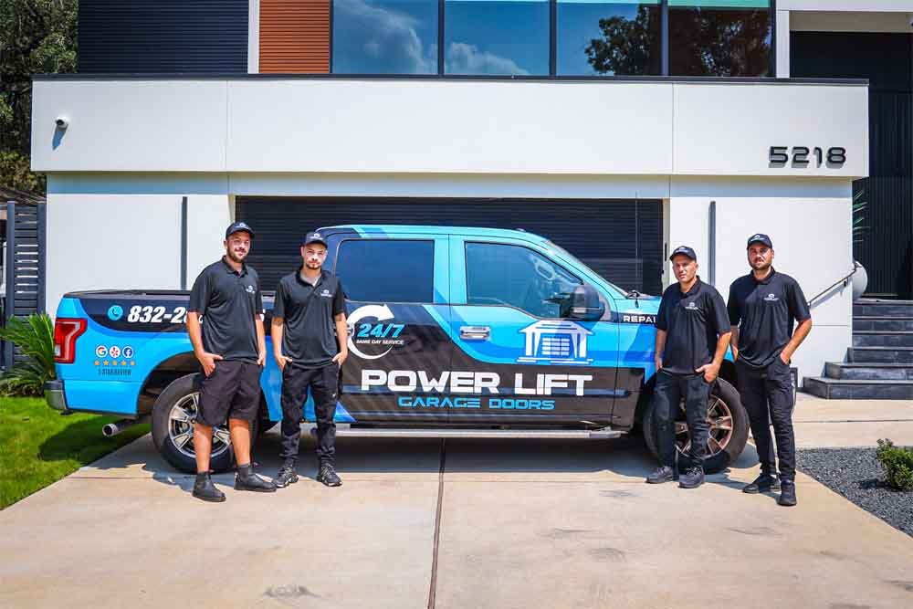 Certified garage door installer providing professional service