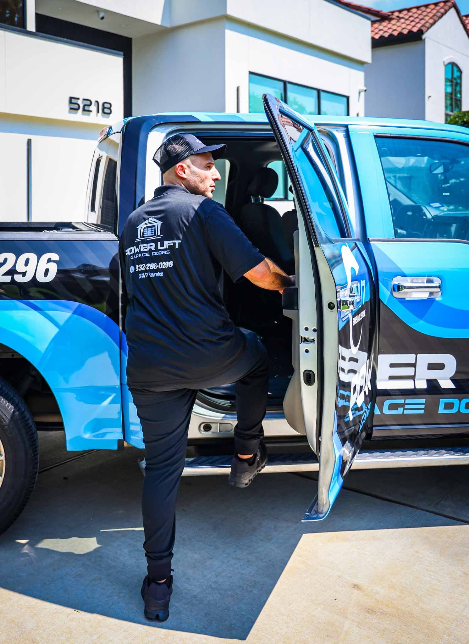 power lift garage door