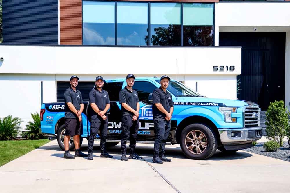 New stylish garage door boosting curb appeal.