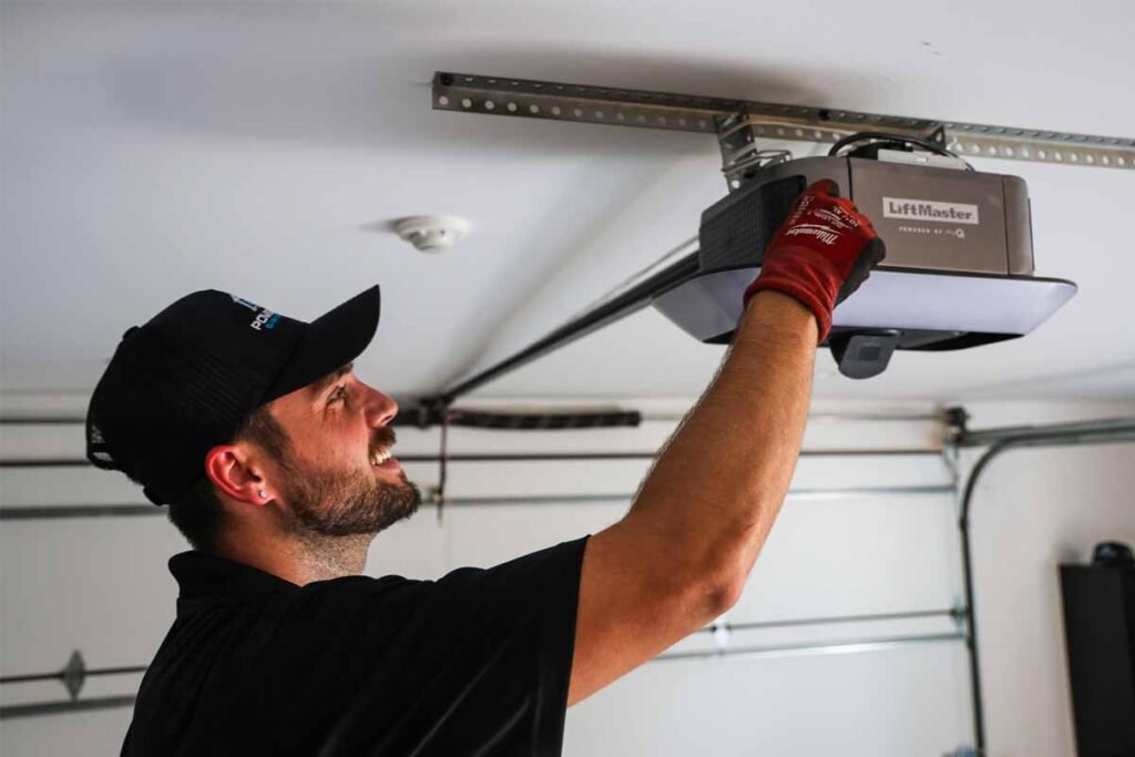 Garage door opener security features for homes in Pearland TX