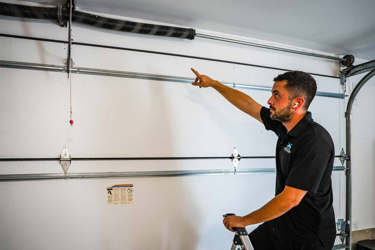 safe garage door spring replacement in pearland tx