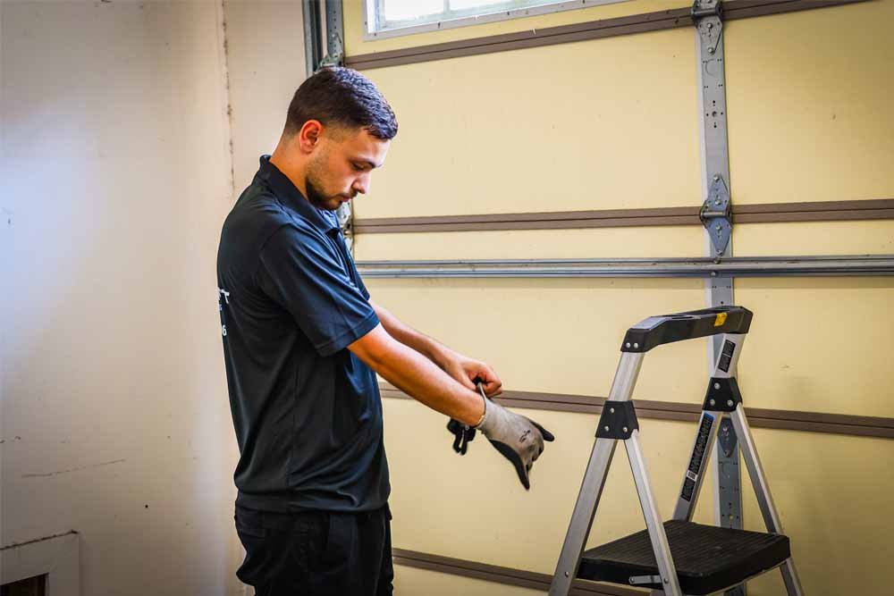 garage door opening system with cost details