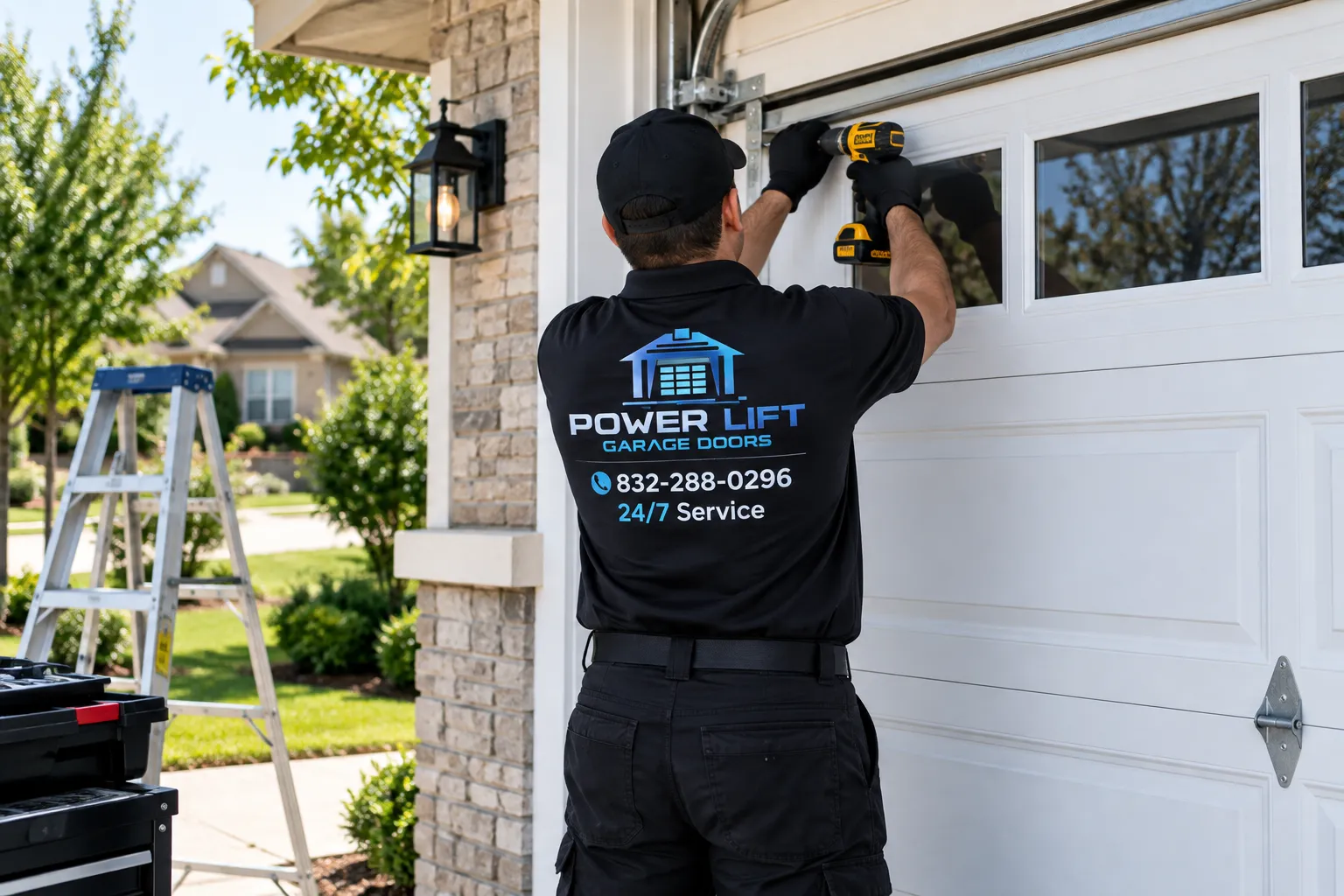 Same-day garage door installation in Pearland, TX