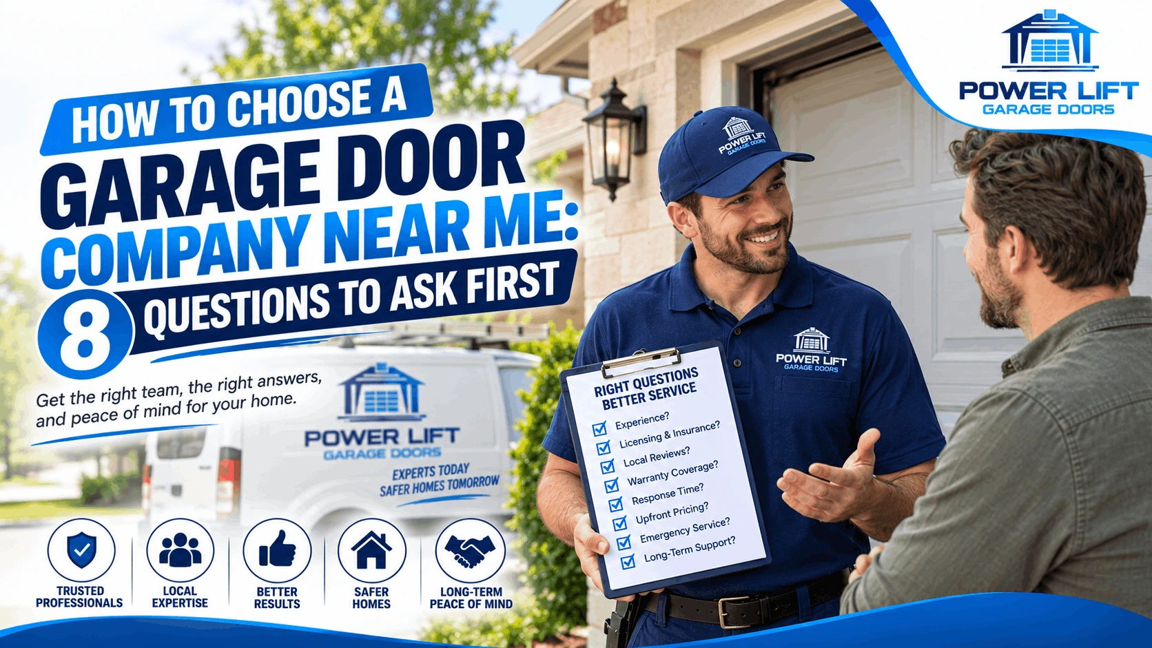How to Choose a Garage Door Company Near Me: 8 Questions to Ask First