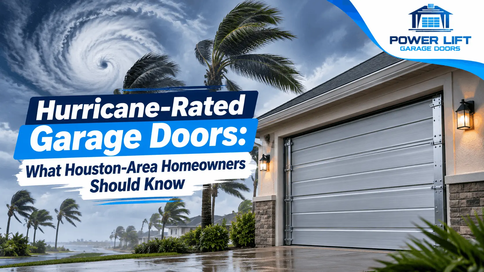 Hurricane-Rated Garage Doors: What Houston-Area Homeowners Should Know